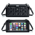 New Style Lady Lingge Touch Screen Mobile Phone Wallet Handbags Women's Leather Card Holder Cellphone Purse Crossbody Phone Bag