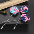 Men Women Small Rose Flower Fashion Brooch Pin Suit Lapel Wedding Party Boutonniere Charm Brooch Jewelry Clothes Accessory