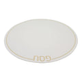 Judaica Jewish Pesach Passover Table Gift Table DÃ©cor Enhancer Luxury Decorative Charger Leatherette Placemat