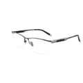 Pure Titanium Men's Half Frame Business Eyeglasses Durable and Stylish Titanium Glasses Frames