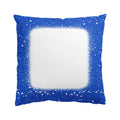 Personalized Custom Logo Square Throw Pillow Cover Embroidered Print Dot Pattern Sublimation Blank with Zipper