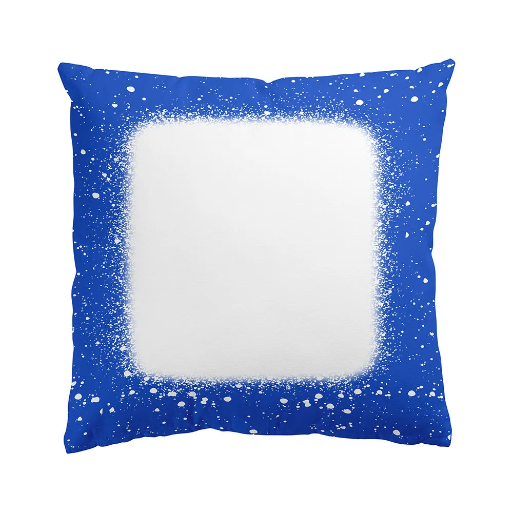 Personalized Custom Logo Square Throw Pillow Cover Embroidered Print Dot Pattern Sublimation Blank with Zipper