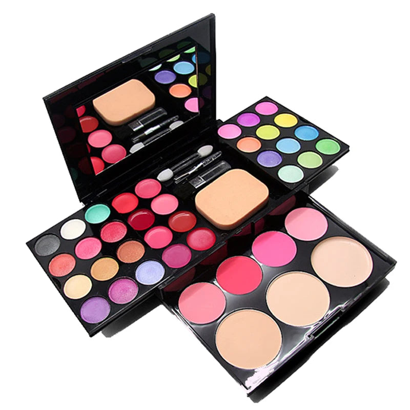6328A1 Ladies Vegan Girl Makeup Kits All in One Box Set Cosmetic Eye Shadow Palette Matte Gift Makeup Kit Full Blush Makeup Set