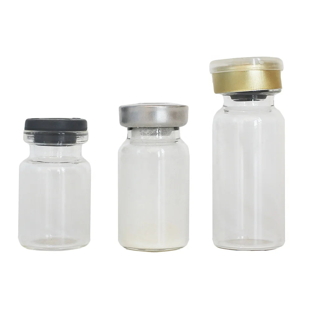 Best Price Empty Pharmaceutical Clear 10 ml Glass Vials 10ml Sterile Vials 3ml for Injection with Rubber Stopper Cap