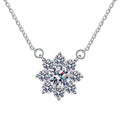 S925 Premium Moissanite Necklace 925 Sterling Silver With Classic Style for Wedding Party Engagement or Anniversary
