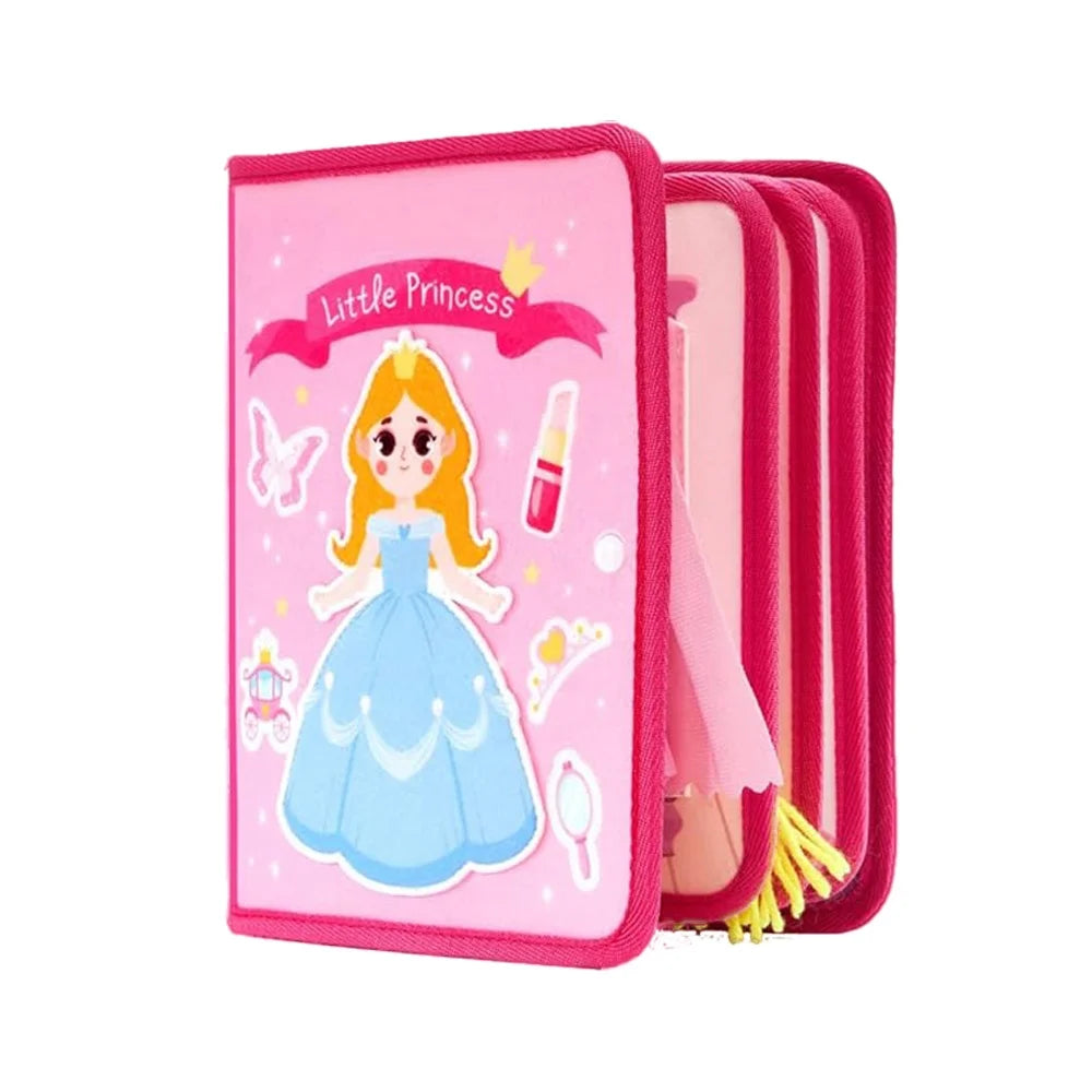 In Stock 2025 New Product Montessori Toys Felt Little Princess Quiet Book for Toddler Early Education Felt Busy Book