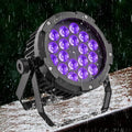 Outdoor 18X10W RGBWA UV 6in1 LED DMX Control Stage Light IP65 Waterproof Infinite Mixing Effect Pa Light
