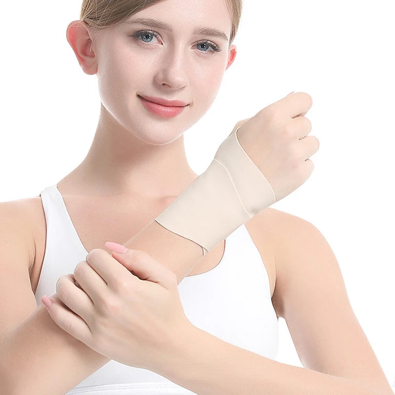 Wrist Grips Straps Thin Wrist Sweat Band Sweat Absorbent Strength Exercise Elastic Gym Wrist Wrap Straps