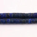 SB7219 Lapis Lazuli Heishi Disc Spacer Beads