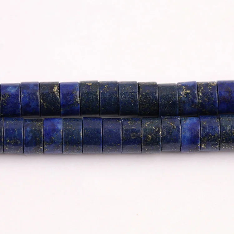 SB7219 Lapis Lazuli Heishi Disc Spacer Beads