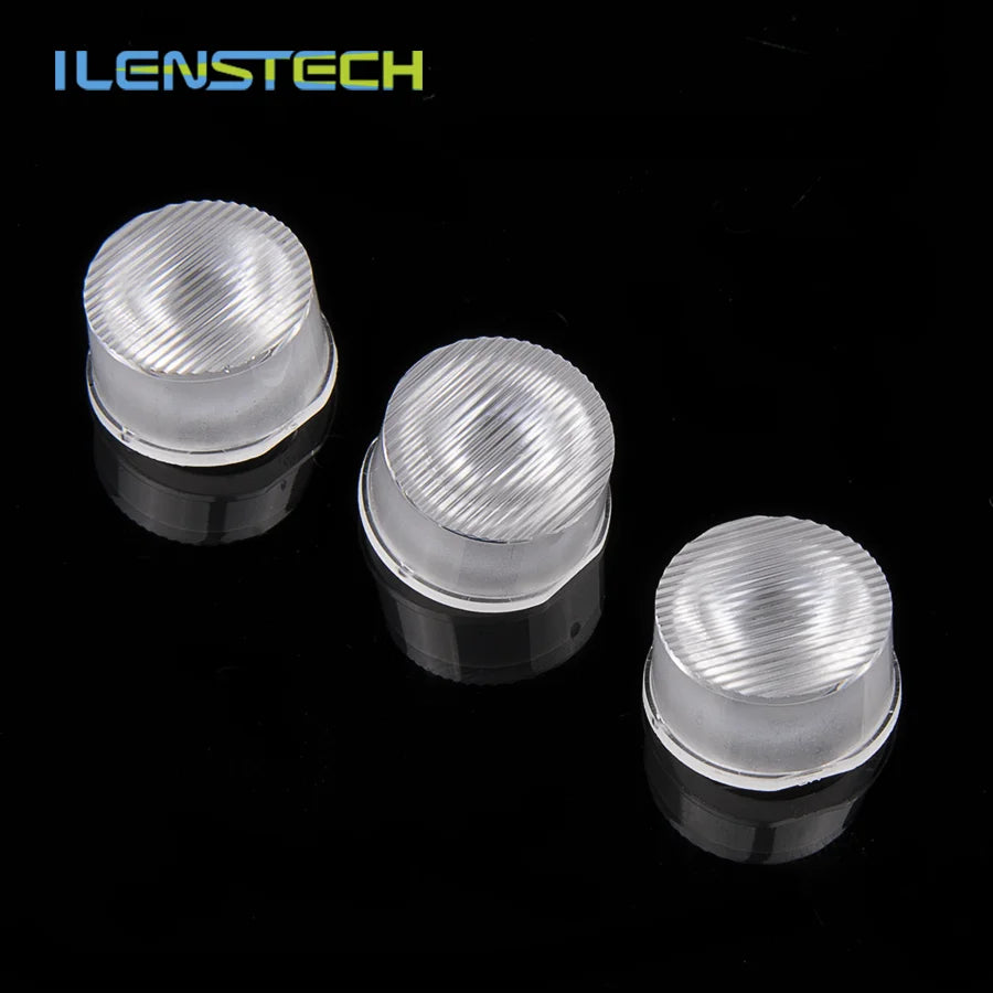 ILENSTECH 15mm Led Lens 10x65 Degree Double Angle Wall Lamp Led Optical Lens PMMA