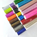 30*135cm Crystal Glitter PU Leather for Making Children's Headdress Head and Butterfly Knot Hair Clip PU Leather