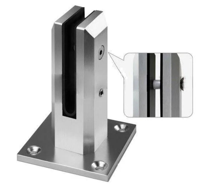 YL METAL 316 No Rust  Outdoor Stainless Steel Frameless Glass Railing System for Balcony