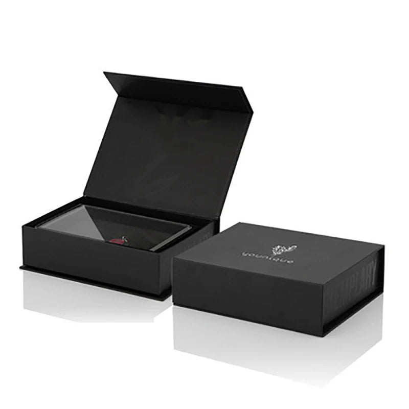 Custom Romantic Couple Eco-friendly Recycled Materials Photo Frame Gift Box Luxury Packaging Embossing Matt UV Coating
