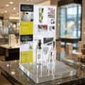 Factory OEM Custom Cosmetics Shop Display Rack Store Lipstick Make up Display Stand Acrylic Cosmetic Stand
