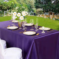 Modern Shimmerstar Handmade Disposable Solid Color Square Plant Pattern Satin Tablecloth for Wedding Banquet Home Use