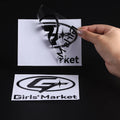 Custom Bumper Decal Die Cut Luxury Bottle Window Cling Stickers Transfer Sticker Lettering Printing Stickers Label