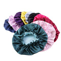 NEW Wide Band Satin Customize Bonnet Cap Comfortable Night Sleep Hat Hair Loss Cap Printed Logo Chemo Caps