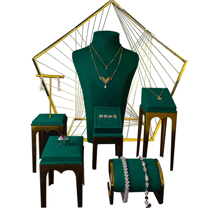 Wholesale Jewelry Display Stand Custom Diy Bracelet Necklace Ring Earring Stand Jewelry Display Stand Set Decoration Display Pho
