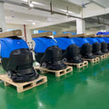 New Electric Walk-Behind Rotary Floor Scrubber 24V 2300m/h 560mm Cleaning Width