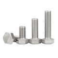Premium Quality Steel UNC Full-Thread Hex Bolts Polished Surface Superior Durability Reliability Metric Measurement System
