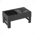 Portable Stainless Steel Pet Bowl Folding Table Bowl Design to Prevent Upset Slow Food Movement