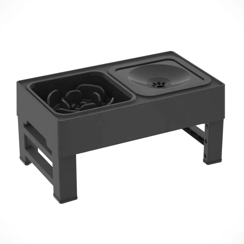 Portable Stainless Steel Pet Bowl Folding Table Bowl Design to Prevent Upset Slow Food Movement
