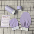 Custom Logo Low MOQ Turkish Silk Exfoliating Mitt Deep Cleansing Exfoliation Bath Gloves Body Scrub Mitt Removes Dead Skin