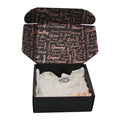 Custom logo Printed Black Foldable Express Clothing Packaging Mailer Box Shoes Corrugated Packaging Paper Shipping Boxes