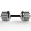 Adjustable 32kg Electroplated Steel Dumbbell Set Free Weight for Weightlifting and Gym Fitness Exercise Equipment MegaBDM