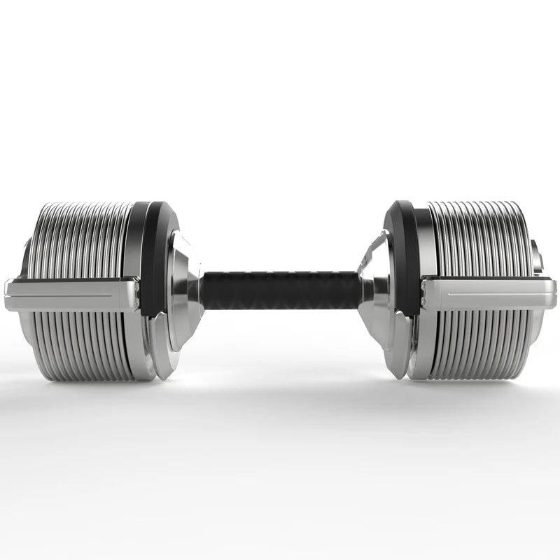Adjustable 32kg Electroplated Steel Dumbbell Set Free Weight for Weightlifting and Gym Fitness Exercise Equipment MegaBDM