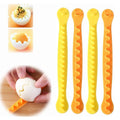 New Multifunctional Eco-Friendly PP Plastic Egg Cutter Set with Egg Slicer for Home Kitchen Use