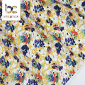 Shaoxing Custom Floral Digital Printing 100% Cotton Woven Fabric for Woman Dress