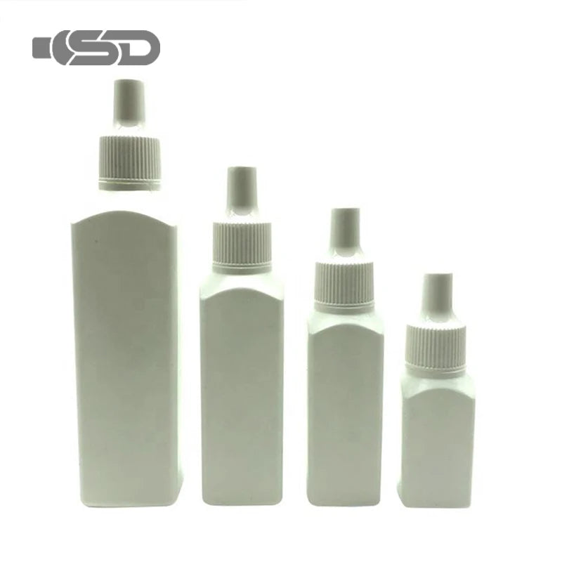 Wholesale Square Plastic Sauce Bottles Custom Color 5ml 10ml 15ml & 30ml for Custom Colors