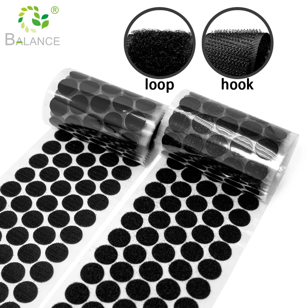 Strong Adhesive Hook and Loop Dots Patches Fasteneing Tape Circle Dots