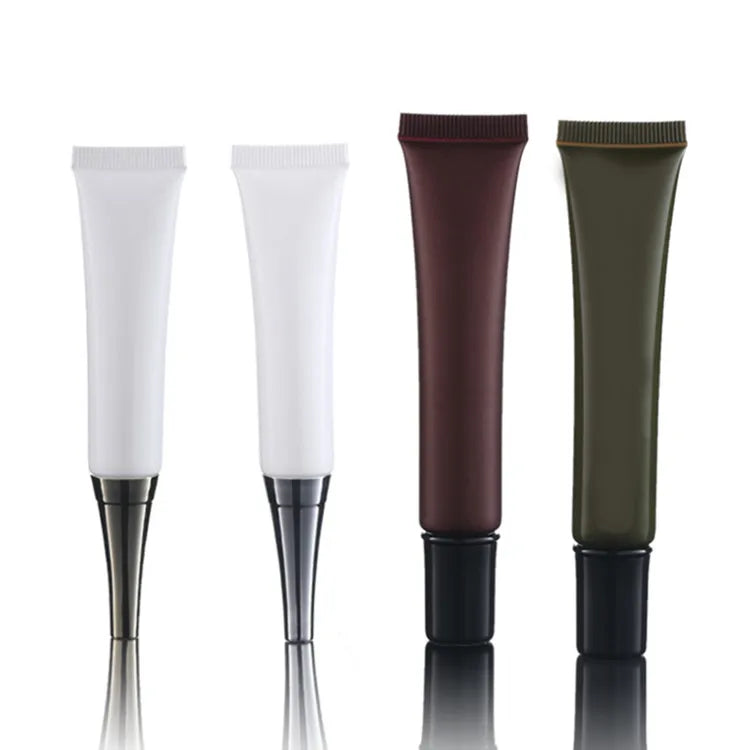 Custom Colorful Cosmetic Packaging Soft Empty Bb Hand Cream Eco-friendly Plastic Cosmetic Tube Concealer Cream Tube