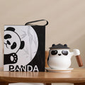 Hot Sale Ceramic Chinese Personalized Panda Kung Fu Tea Cup Souvenir Custom Logo Panda Design Tea Cup Gifts Sets