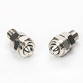 XHCO New 304 Stainless Steel Air Vapour Steam Round Flat Fan Spray Nozzle with 150 Degree Spray Angle and Male Thread BSPT/NPT