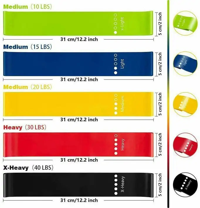Custom LOGO Fitness Gum Workout Equipment Training Elastic Rubber Band for Fitness Expander Gym Yoga Exercise Resistance Bands