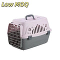 Small Portable Plastic air Transport case Breathable Comfortable Pet Flight case Pet Cage Travel Carrier Outdoor Dog Kennel MegaBDM