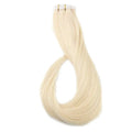 India Virgin Hair Natural Straight Natural Hair Tape in Hair Extensions Human