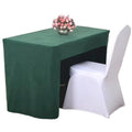 TX Thickened Double-sided Dark Green Flannel Table Skirt Cover Three-sided Conference Picnic Table Cover