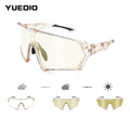Custom Photochromic Outdoor Sports Bicycle Riding Sunglasses MTB Mountain Bike Cycling Glasses Eyewear Shadow