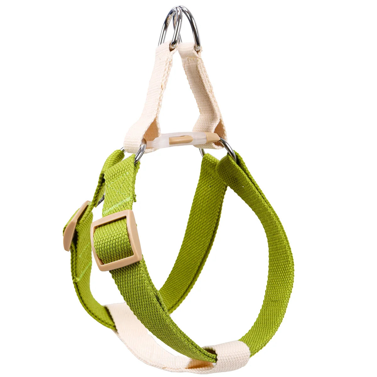 Custom Large Pet Dog Harness Set with Adjustable Multi-Colors Ribbon Decoration and Button Closure Features LED Lights MegaBDM