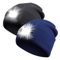 Unisex LED Beanie Hat with USB Rechargeable Headlamp-Winter Light for Graduation & Valentine's Day Outdoor Use