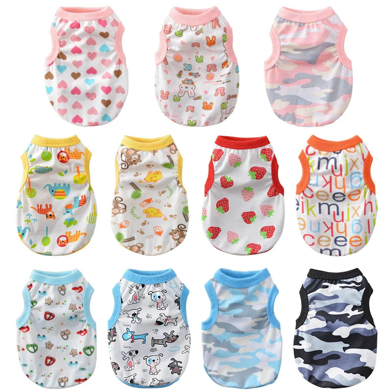 Pet Dog Costume for Small Cats Clothing Vest Clothing for Animals Coat Puppy Clothes Fashion Outfit Pets Clothes for Dogs Vest