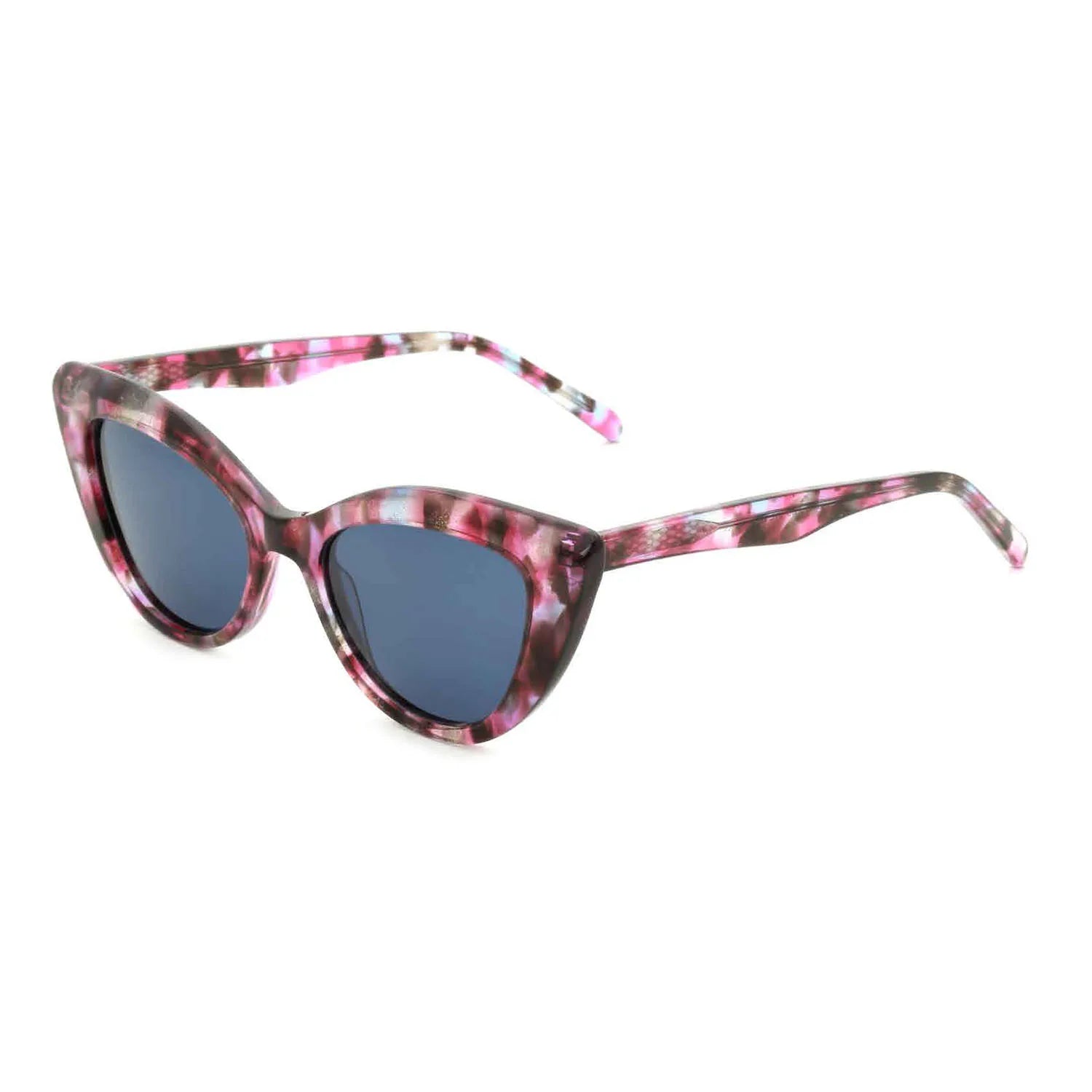 G3076 Cat Eye Women Custom Wholesale Supplier UV Protection Eyewear High Quality Polarized Acetate Sunglasses