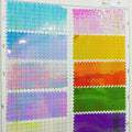 0.02 Super Thin Holographic Iridescent Dichroic Transparent Soft PVC Film Roll for Packaging