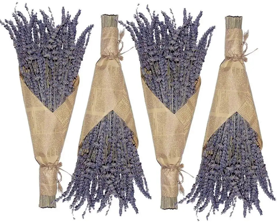 Guansen Creative Design Dried Lavender Bunches High Quality Long-Term Office & Home Decor for Weddings