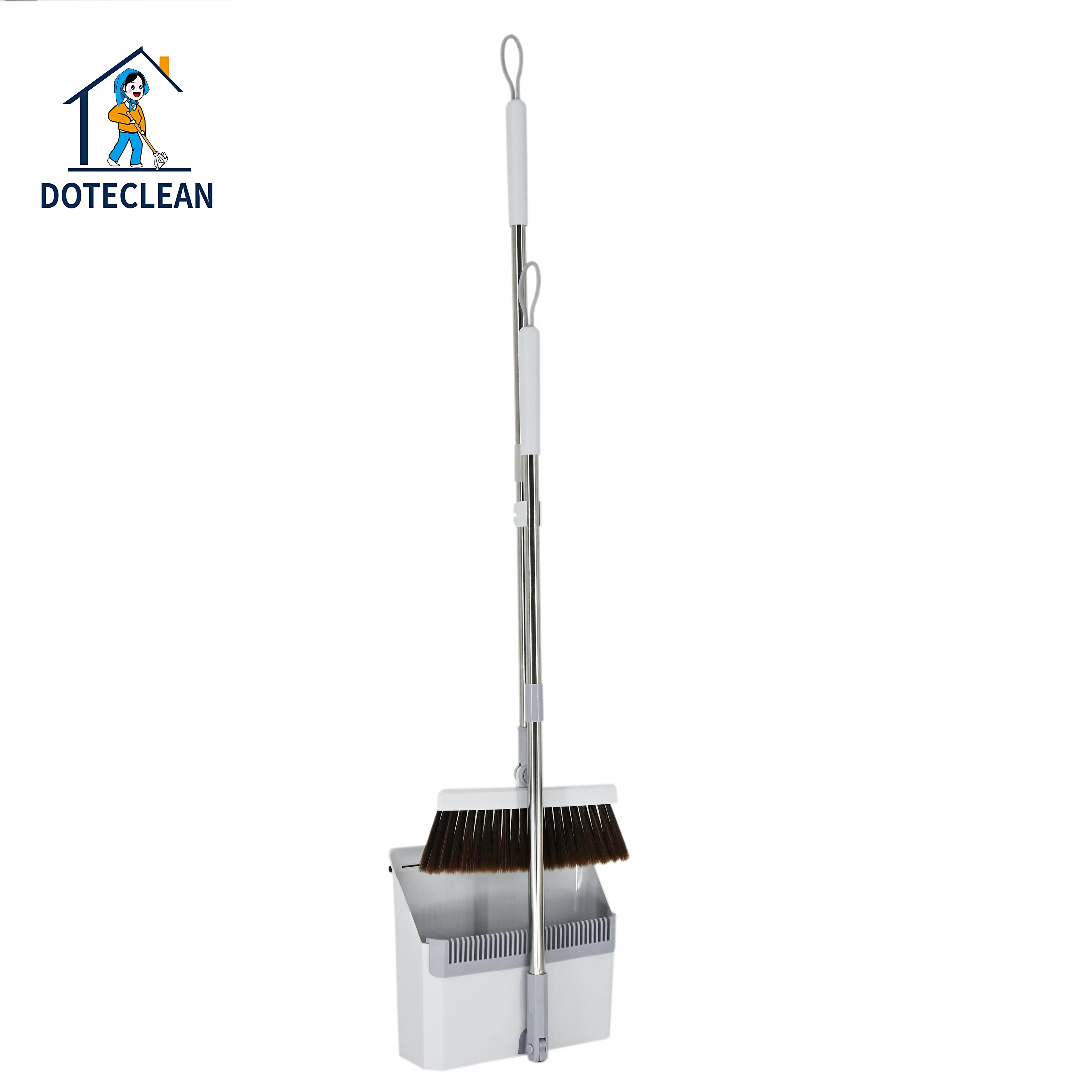 01-Hot Sale Household Cleaning  Sweeping Broom and Dustpan Combination Office Home Kitchen Living Room Bedroom
